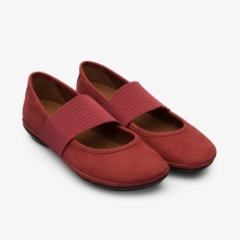 Camper Red Ballerinas Womens - Right Online Ireland | VMBHE7605